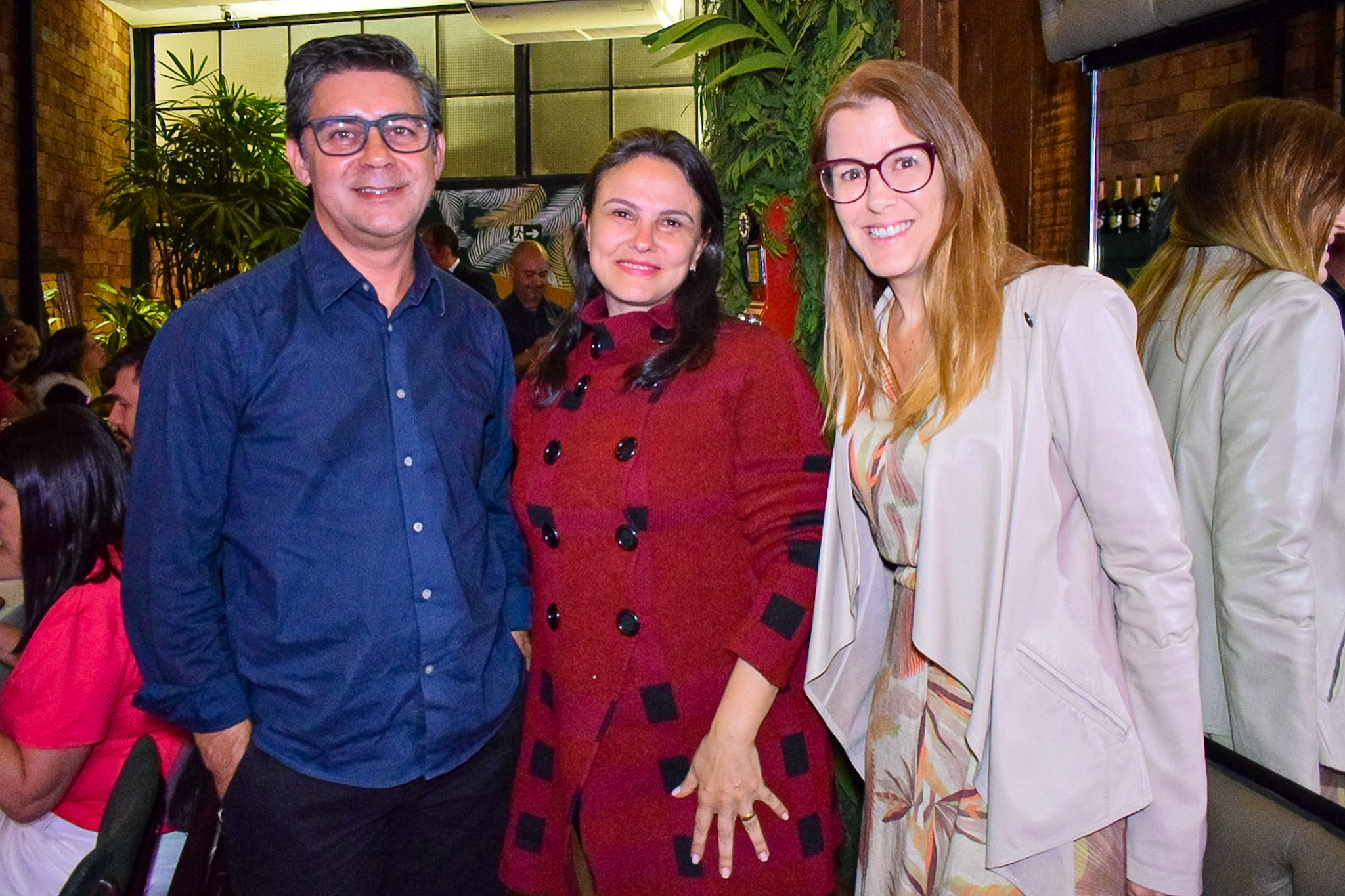 Valter Oliveira, da Golf Turismo; Eloina Costa, da Nascente Turismo; Viviane Vilela, da AVS Turismo Valter Oliveira, da Golf Turismo; Eloina Costa, da Nascente Turismo; Viviane Vilela, da AVS Turismo