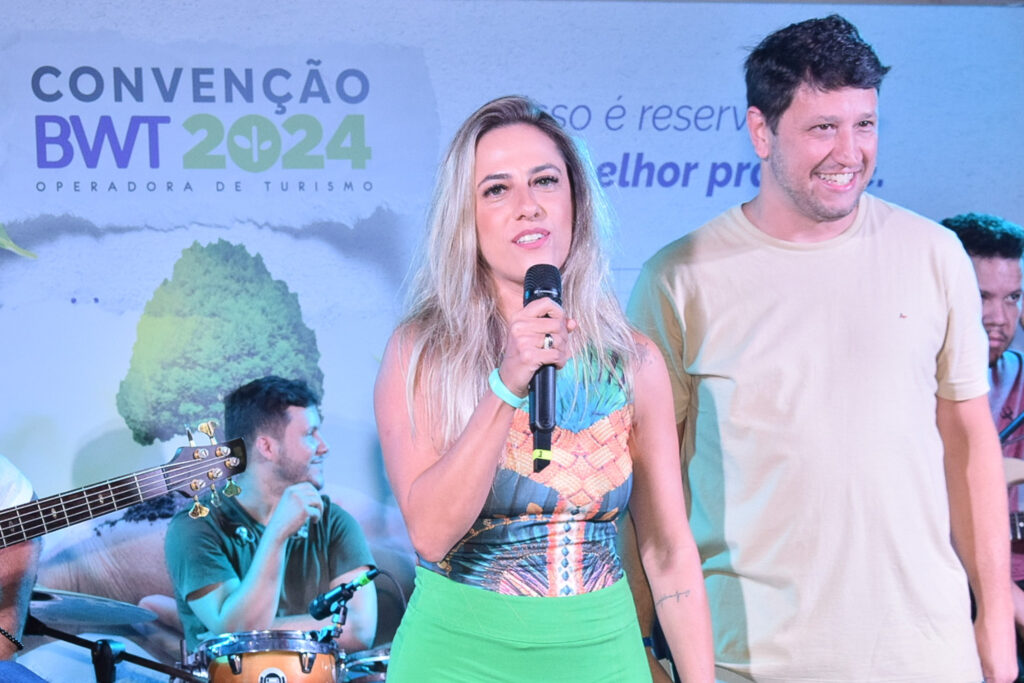 Vanessa Esteves, diretora de Vendas do Costa do Sauípe participou da abertura da Convenção BWT