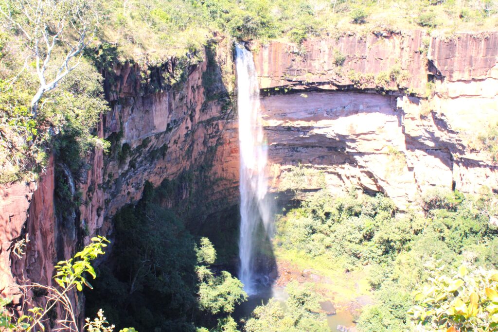 Véu de Noiva, o cartão postal da Chapada dos Guimaráes Véu de Noiva, o cartão postal da Chapada dos Guimaráes