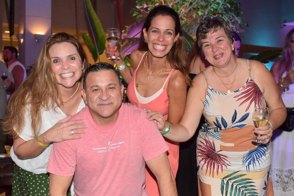 Viviane Teixeira, da Let’s Trip; Delviro Padilha, da BWT; Thais Magalhães, Embarquerápido.com; e Fabíola Micolosi, da Viaroma Turismo