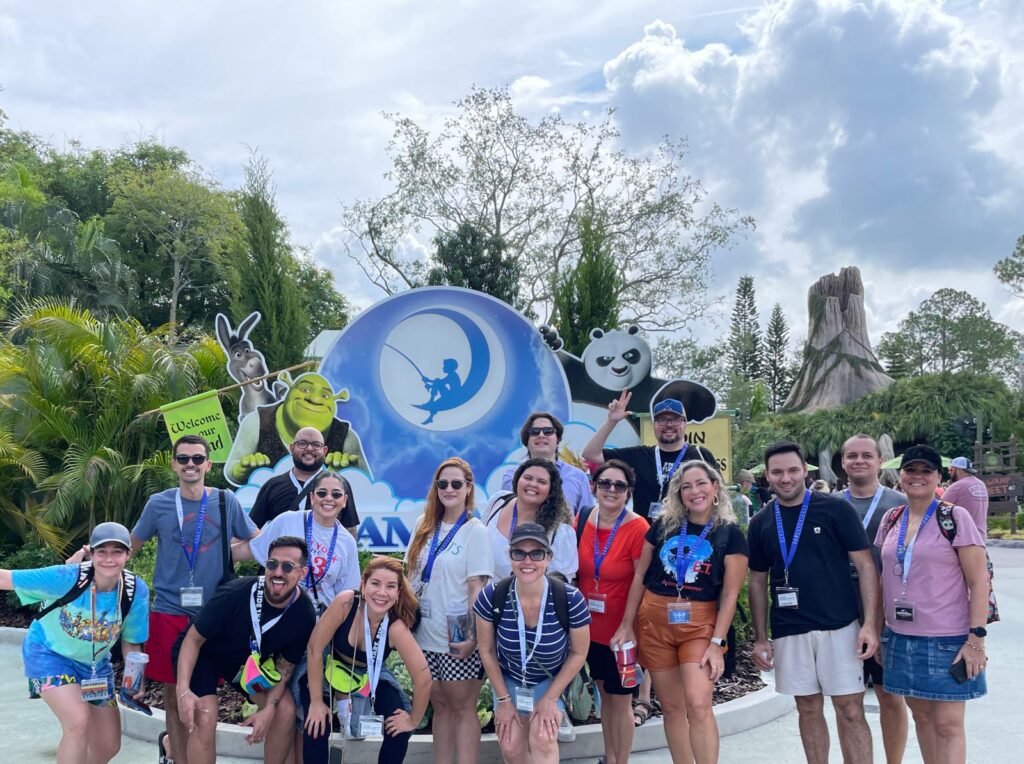 Convidados da Gol, Smiles e Smiles Viagens - em parceria com a Universal, conheceram a nova área