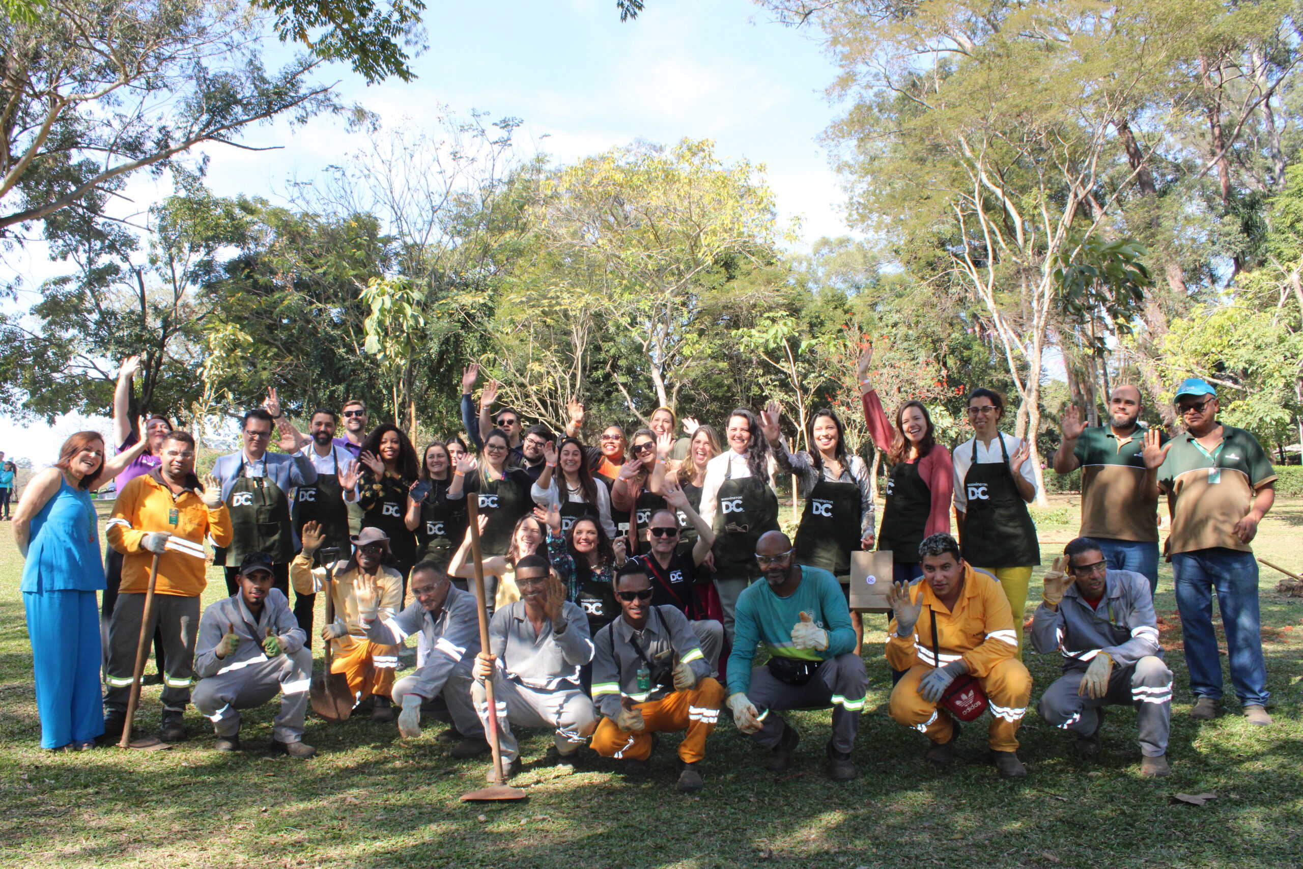 Agentes, operadores e time de jardinagem Agentes, operadores e time de jardinagem