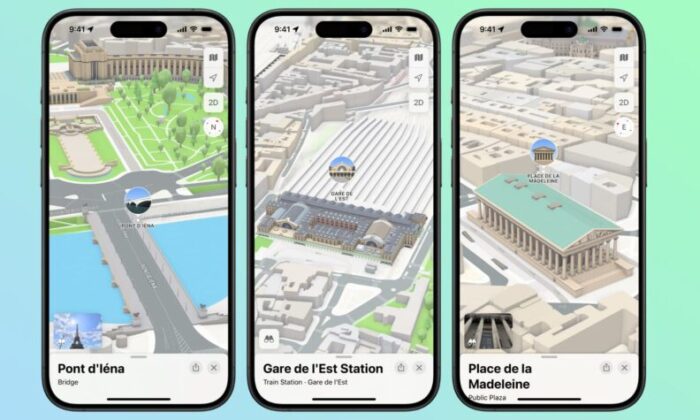 Apple lança app de mapas em 3D com informações dos Jogos Olímpicos e locais turísticos de Paris 1 Apple lança app informativo para Jogos Olímpicos