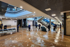 Primeira fase já foi concluída, e é referente a limpeza do aeroporto (Divulgação/Fraport Brasil)
