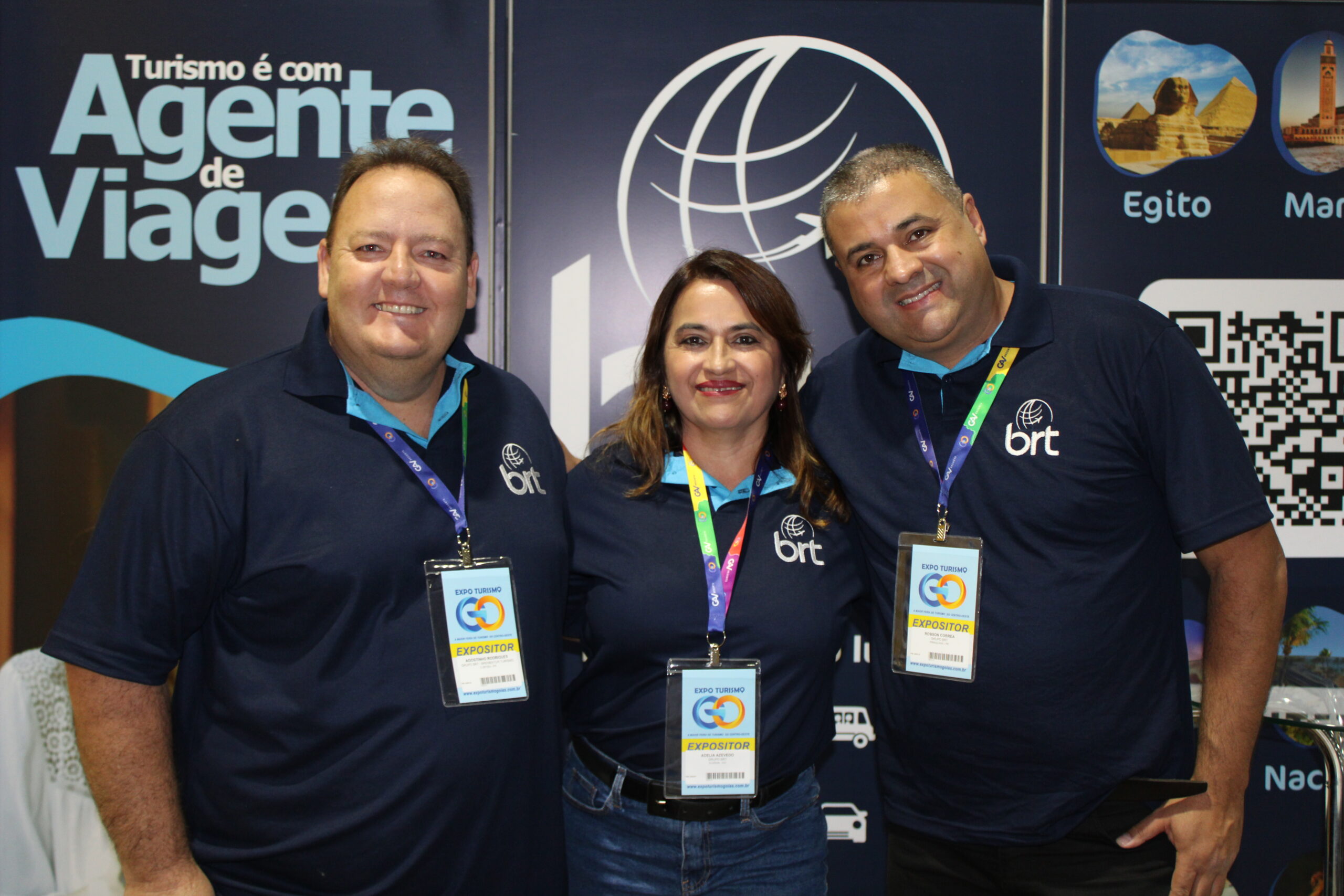 Agostinho Rodrigues, Adelia Azevedo e Robson Correa, da BRT Agostinho Rodrigues, Adelia Azevedo e Robson Correa, da BRT