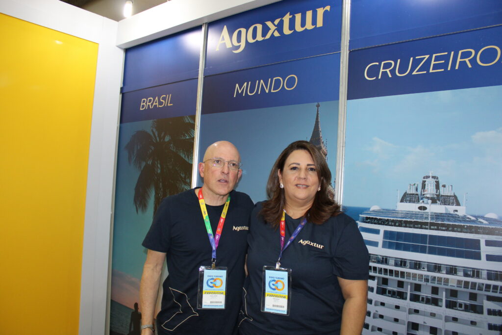 Aldo Leone e Cris Bahia, da Agaxtur