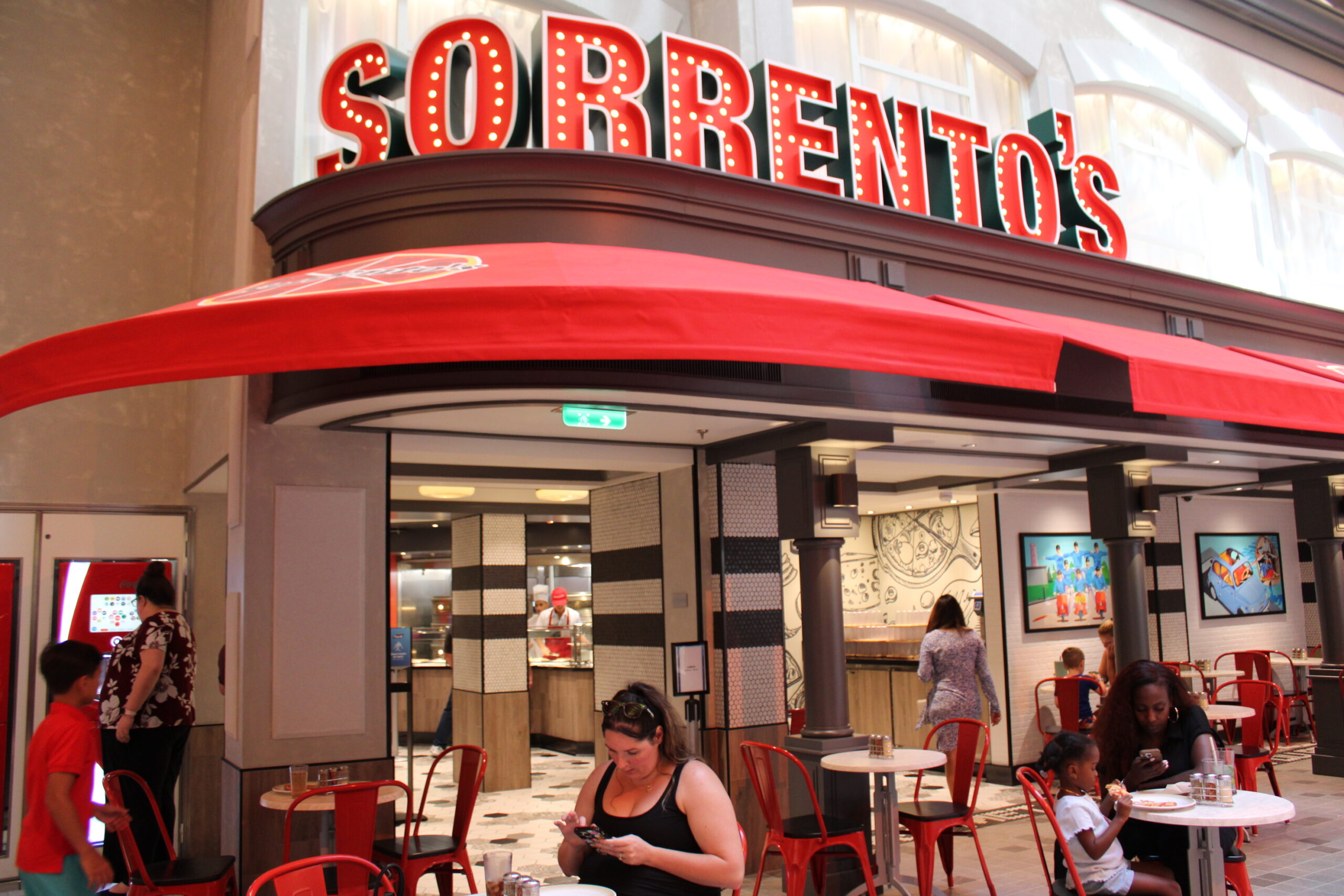 As pizzas do Sorrento's são uma delícia