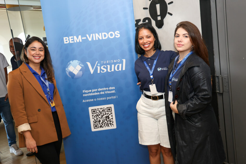 Carolina Tarjano, Meggy Andrade e Ana Montano, da Visual Turismo Carolina Tarjano, Meggy Andrade e Ana Montano, da Visual Turismo