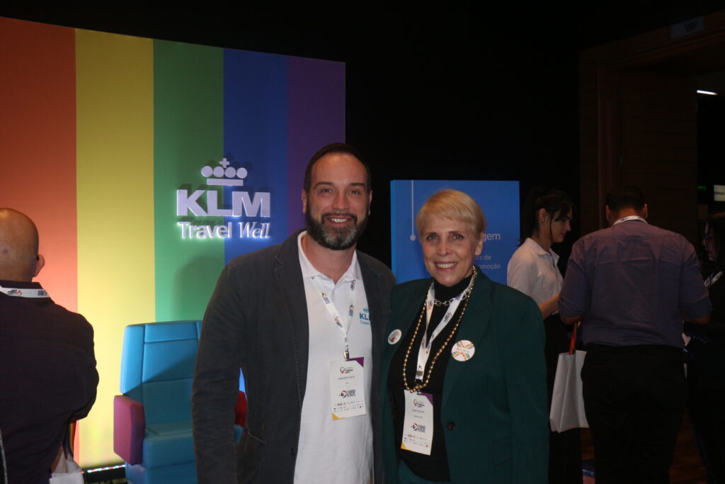 Christina Kler, da Beachcomber e Anderson Salvá, da KLM