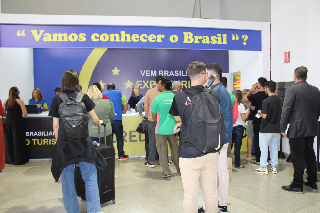 Credenciamento da feira - que espera receber 4 mil visitantes em 2024