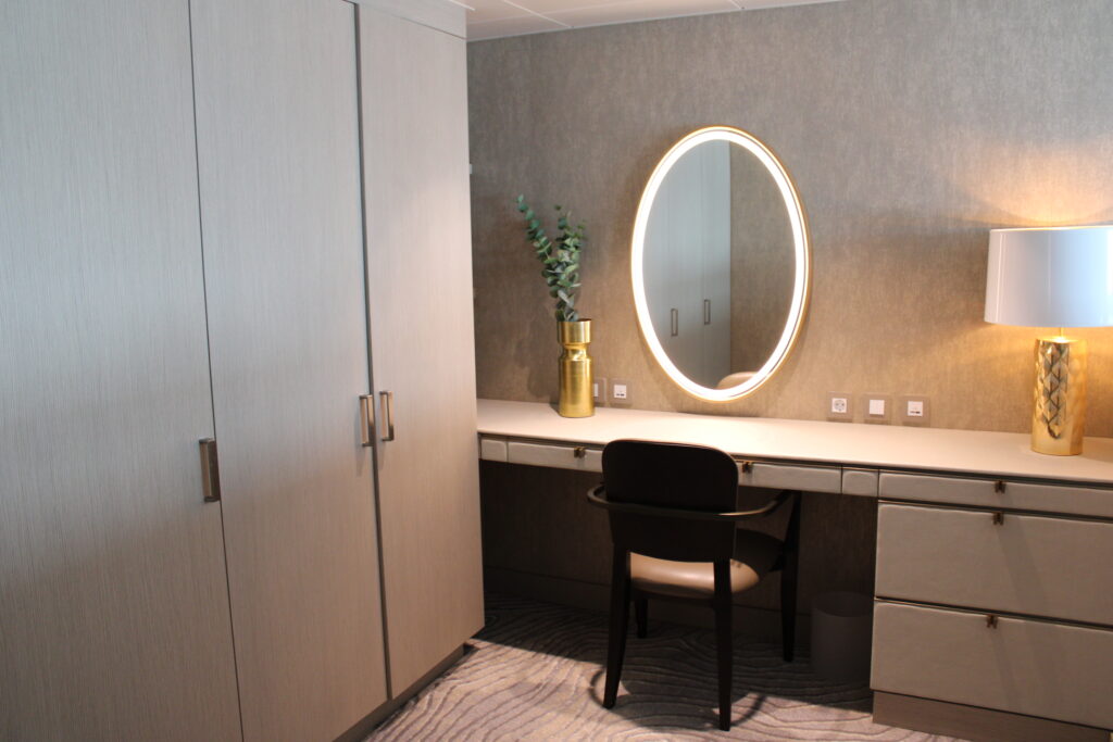 Detalhes do segundo quarto da Royal Loft Suite