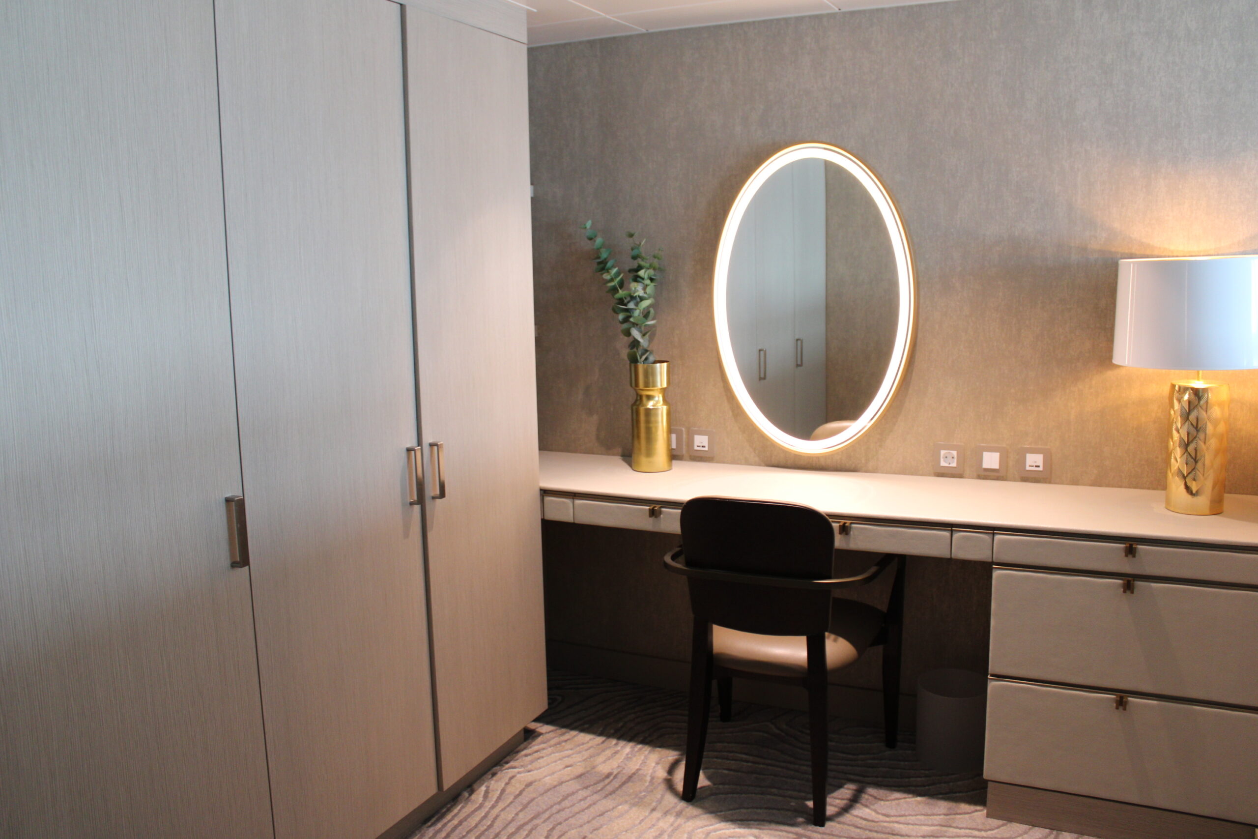 Detalhes do segundo quarto da Royal Loft Suite