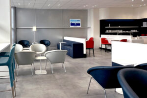 Lounge da Air France renovado no aeroporto de Cayenne (Divulgação:Air France)