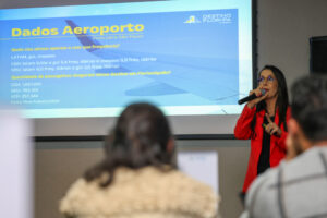 Elaine Neves, coordenadora Comercial e de Visitors do Destino Floripa (Eric Ribeiro/M&E)