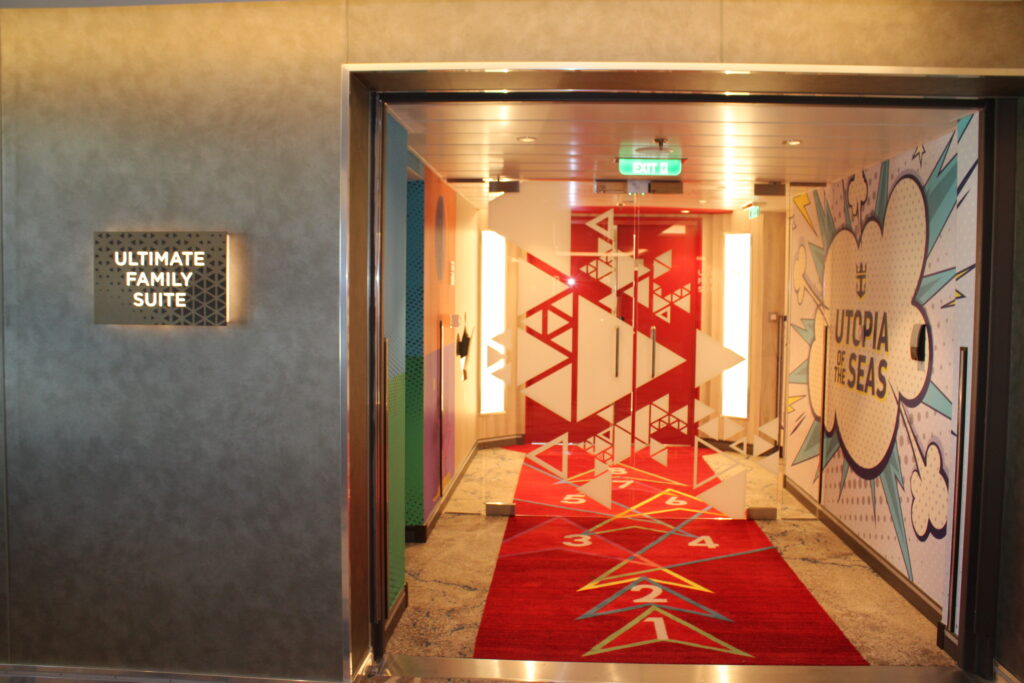 Entrada da Ultimate Family Suite