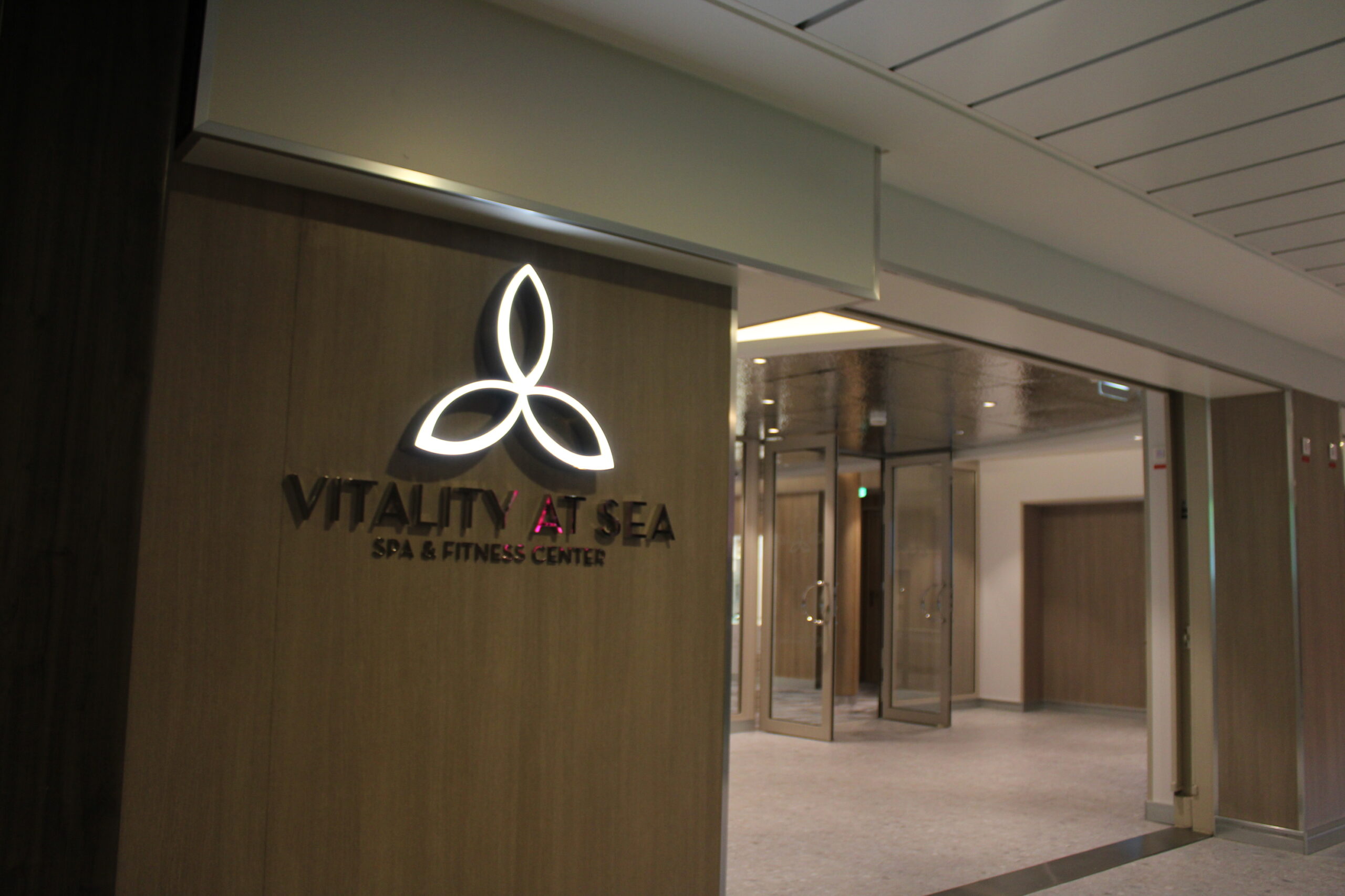 Entrada do Spa Vitality at Sea