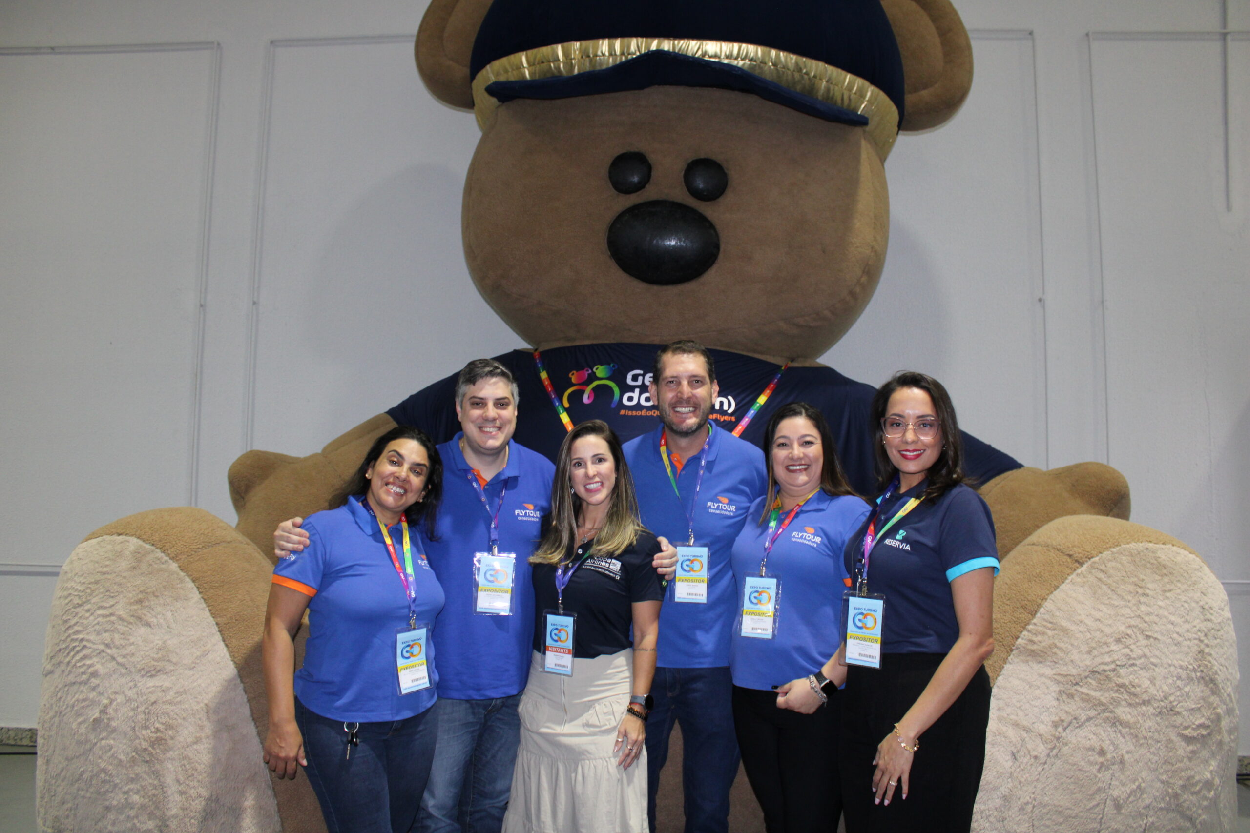 Equipe da Flytour, Reservia e Copa Airlines Equipe da Flytour, Reservia e Copa Airlines