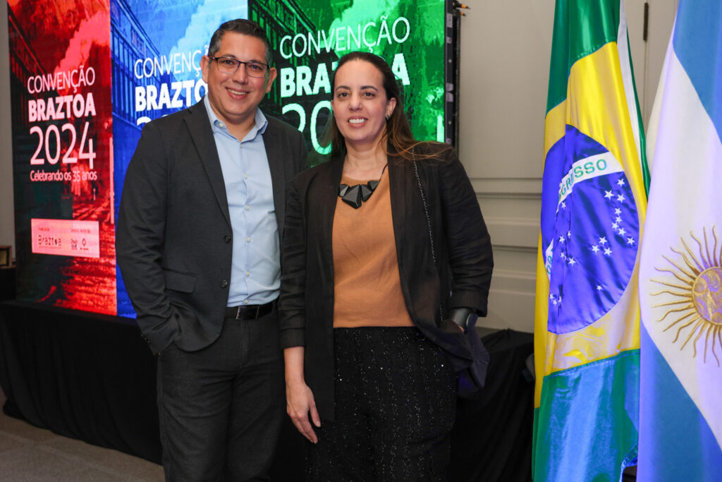 Fabiano Camargo e Marina Figueiredo, da Braztoa