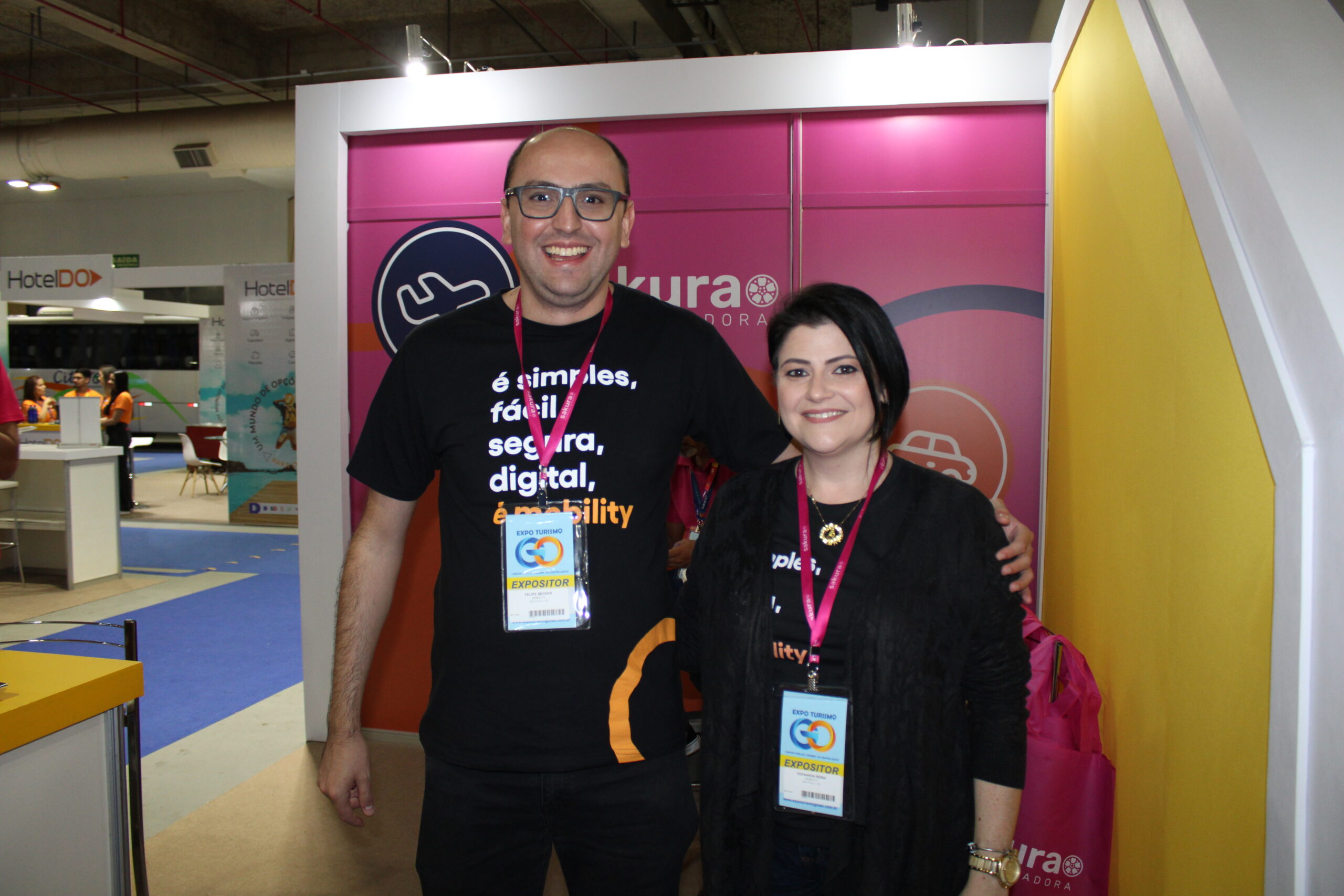 Felipe Becker e Fernanda Reina, da Mobility Felipe Becker e Fernanda Reina, da Mobility