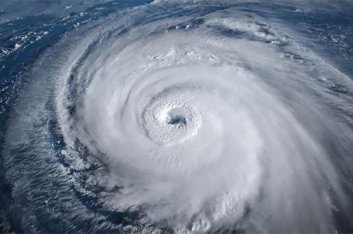 Furacão Milton chega à Flórida com tornados e inundações causando destruição 1 Furacão visto do espaço (Divulgação: Nasa)