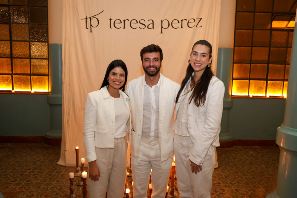 Gabriele Inácio, Alessandre Siano e Sofia Baglioni, da Teresa Perez Gabriele Inácio, Alessandre Siano e Sofia Baglioni, da Teresa Perez