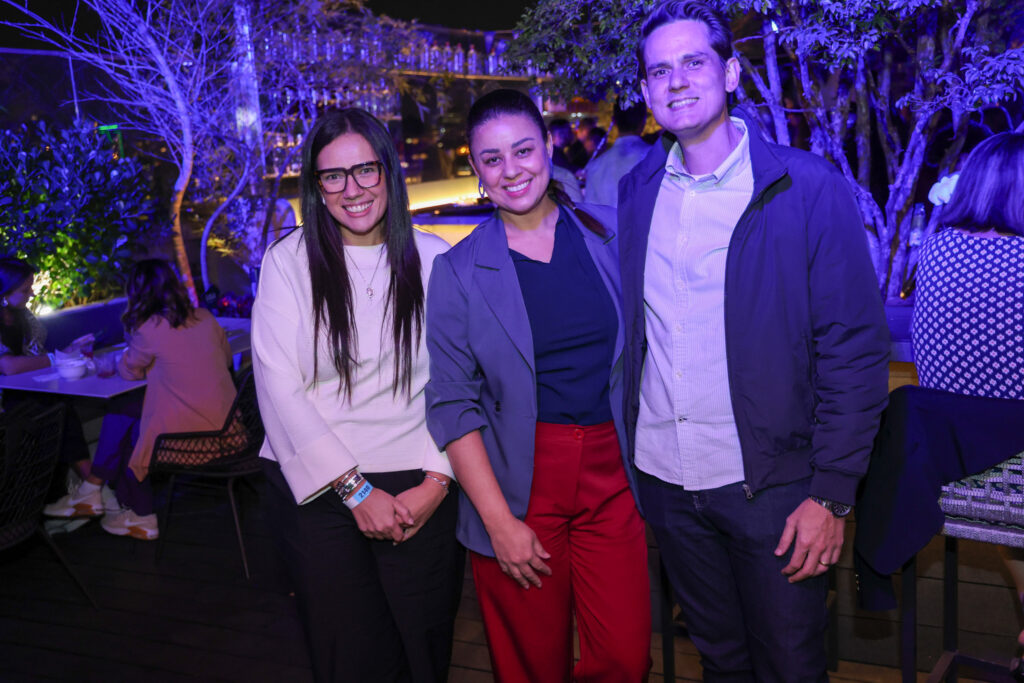 Giovana Paulineli, da Orinter, Ingrid Facchinette, do Sr. Pete Clearwater Flórida e Felipe Cuadrado, da Abreu