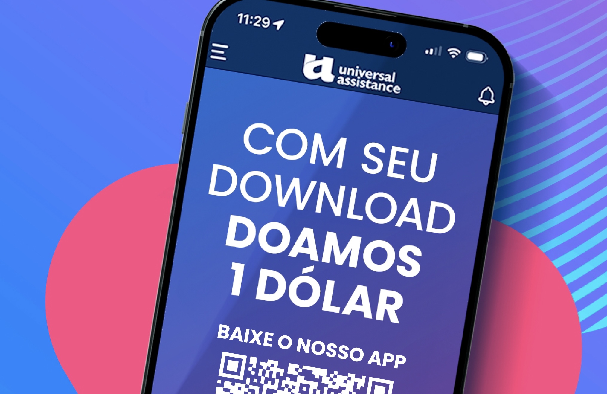 Universal Assistance lança campanha ‘Download Solidário’ e doa 1 dólar por cada download do seu app 1 IMG 7429 Universal Assistance lança campanha ‘Download Solidário’ e doa 1 dólar por cada download do seu app