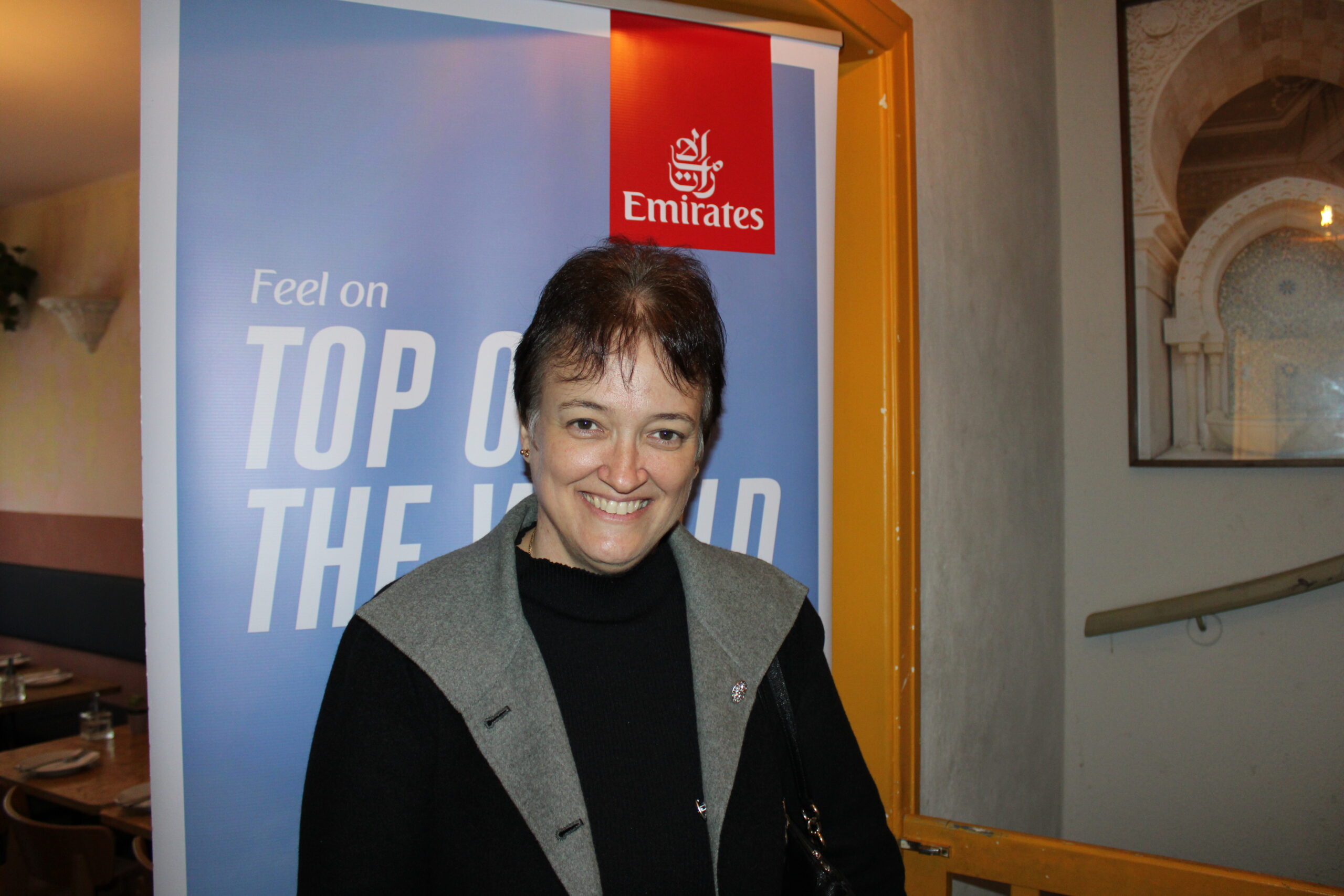 Karin Lima, gerente comercial da Emirates no Brasil Karin Lima, gerente comercial da Emirates no Brasil