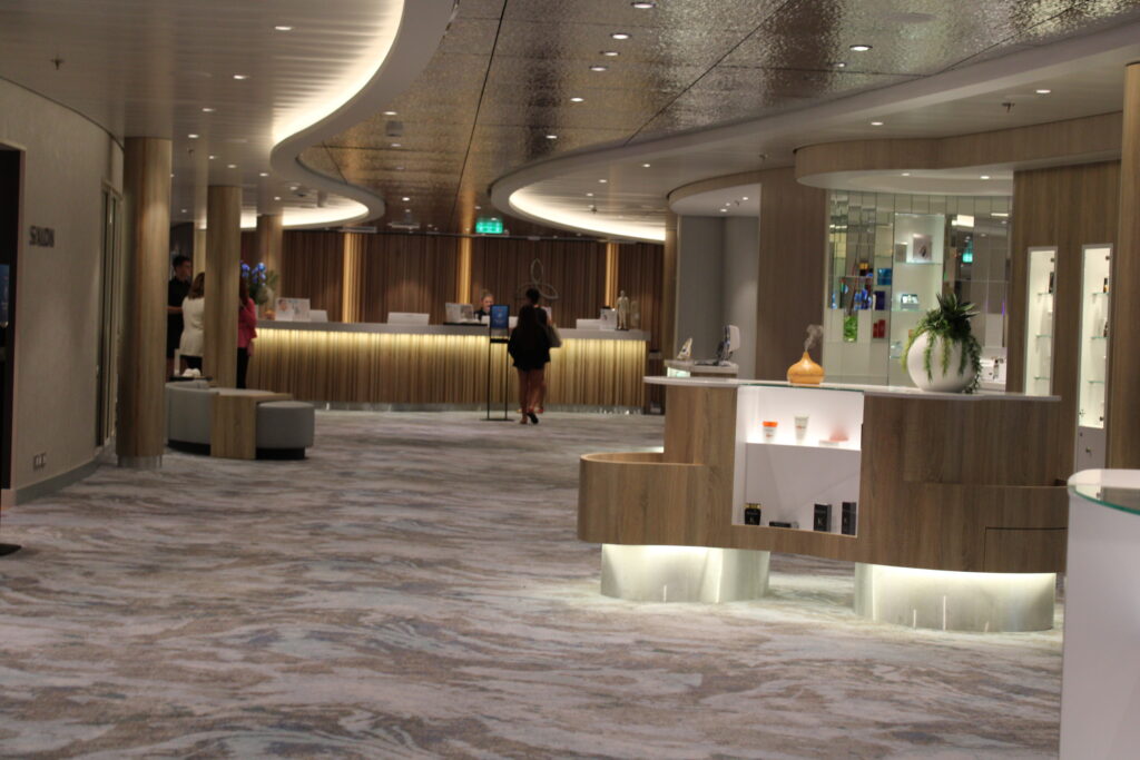 Interior do Spa Vitality at Sea