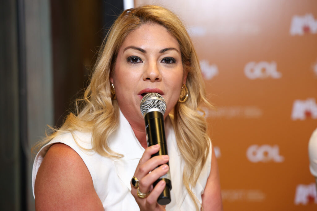 Jo-Anne Meaux, representante do Aeroporto de Aruba