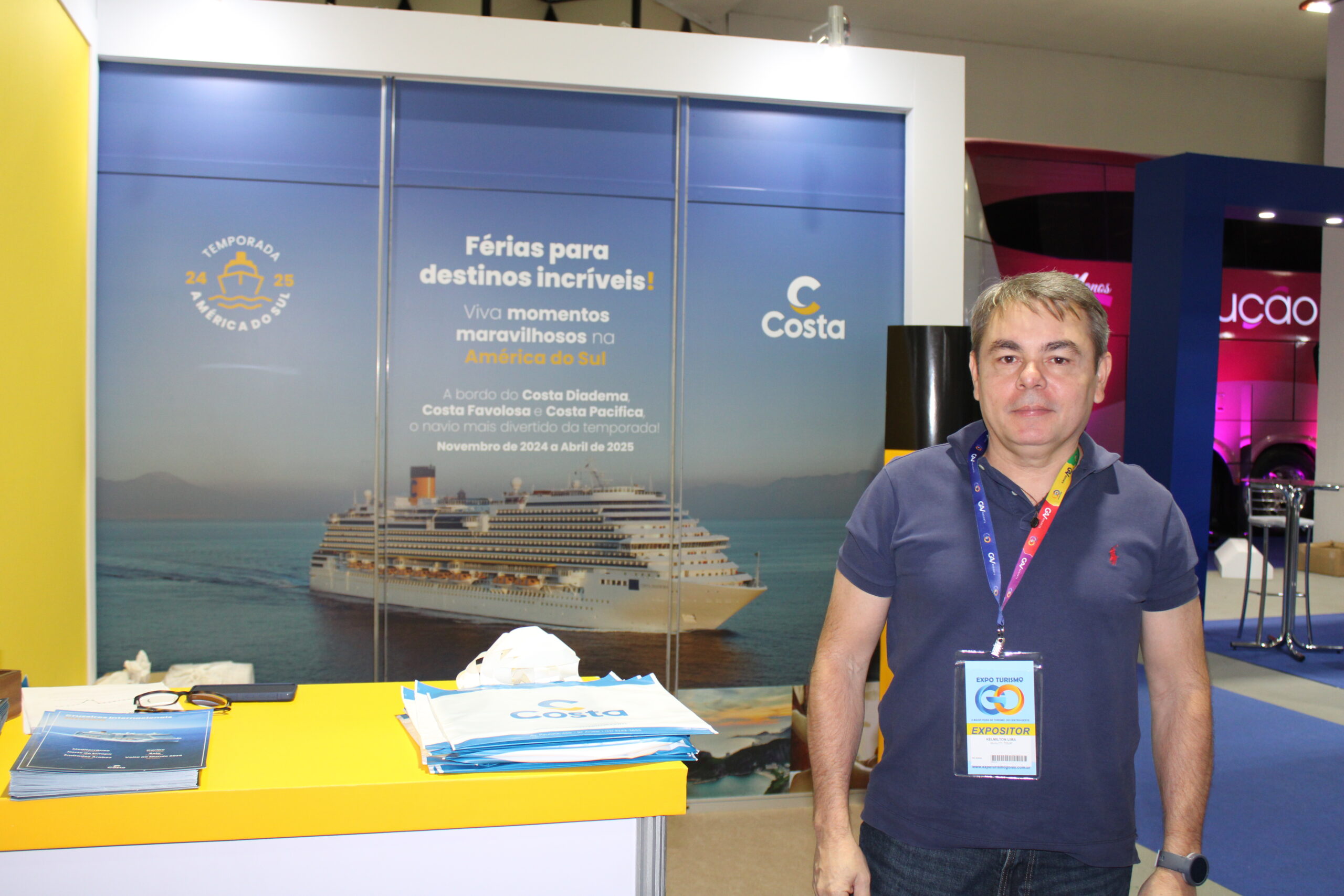 Kelmilton Lima, da Costa Cruzeiros Kelmilton Lima, da Costa Cruzeiros