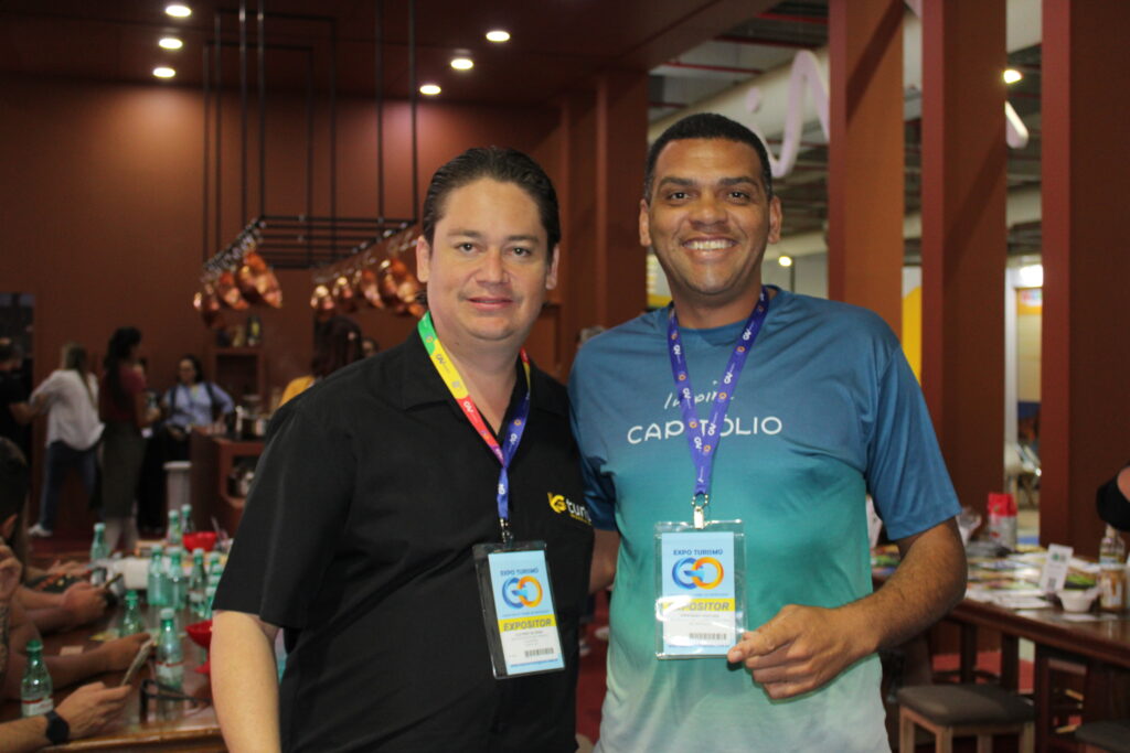 Kleyber Silveira, da IGR Nascentes das Gerais e Cristiano Ventura, de Capitólio - MG