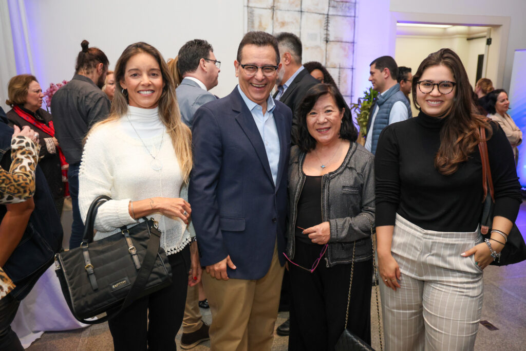 Renata Vuono, do Ministério do Turismo de Israel, Edson Ruy, da Ancoradouro, Leila Minatogawa, da TGK Travel, e Luana Ruy