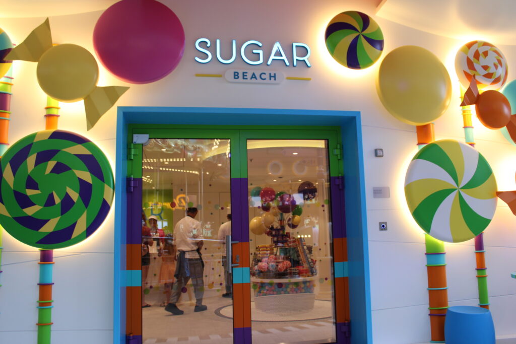 Sugar Beachh vende muitos doces