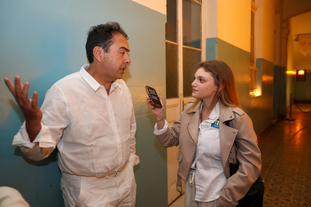 Tomás Perez, CEO DA Teresa Perez e Manuela Miniguini, do M&E Tomás Perez, CEO DA Teresa Perez e Manuela Miniguini, do M&E