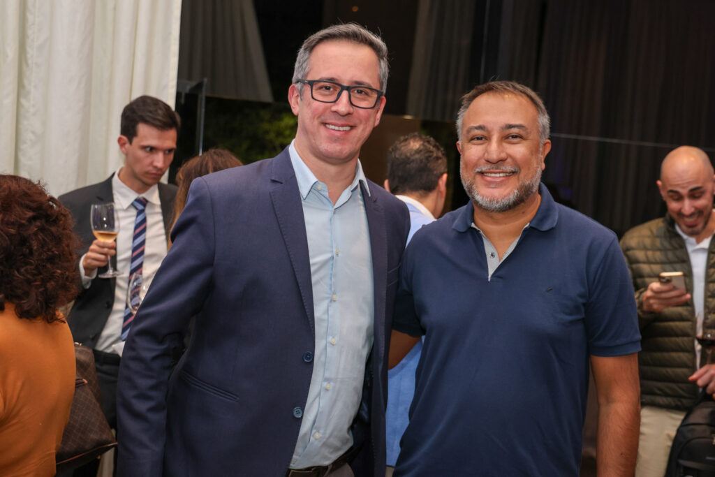 Umberto Nocelli, da Orinter e Marcelo Bueno, da ViagensPromo