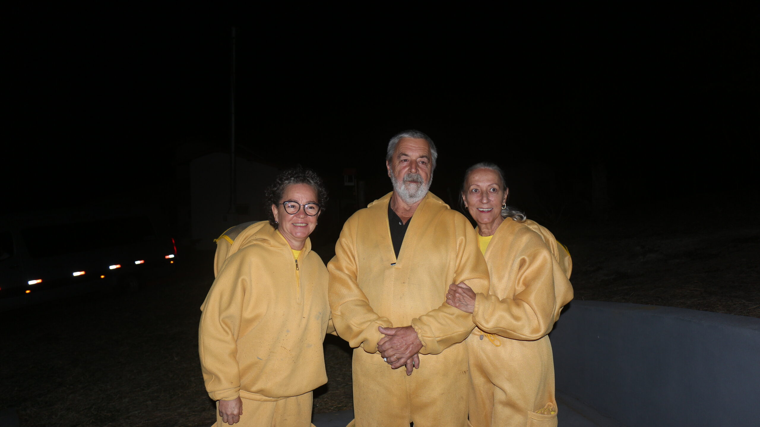 Yara Jucena, Roberto Saint Martin e Cornélia Saint Martin, do Retiro do Mel Yara Jucena, Roberto Saint Martin e Cornélia Saint Martin, do Retiro do Mel