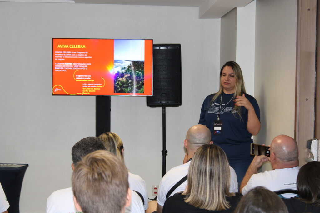 A Aviva também realizou treinamento para os agentes durante o evento