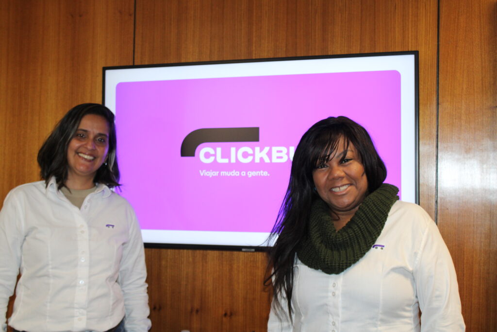 A Clickbus realiza treinamentos durante o evento