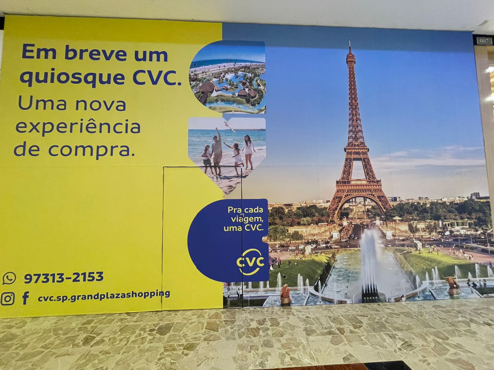 A abertura faz parte do plano de expansão da CVC, com pontos físicos de venda