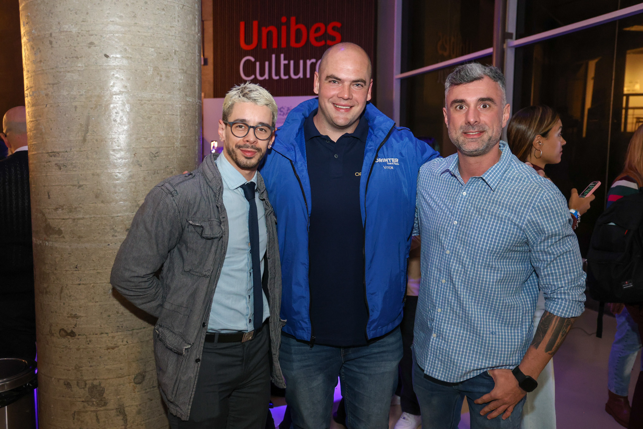 Abraão Mota, Vitor Santos e Pedro Motta, da Orinter Abraão Mota, Vitor Santos e Pedro Motta, da Orinter