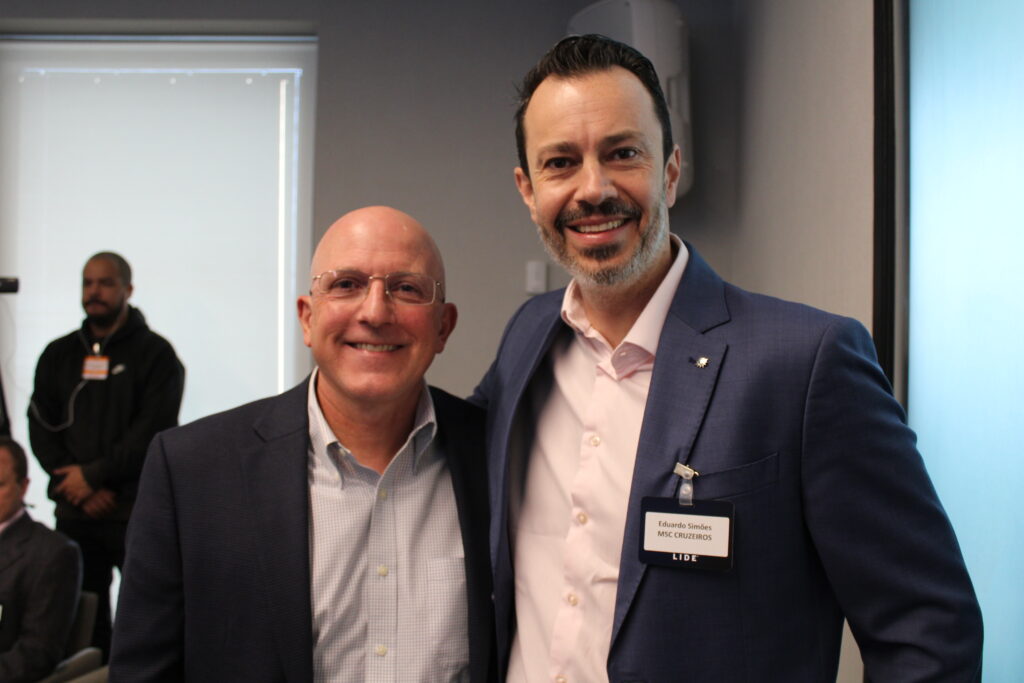 Aldo Leone, da Agaxtur e Eduardo Mariani, da MSC