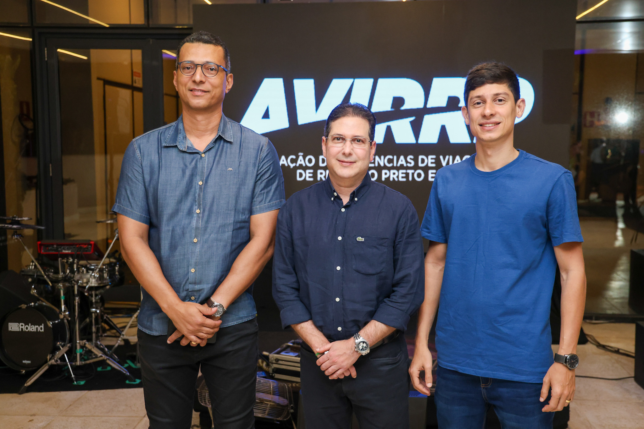 Allan Alberto, Setur-SE, Marcos Franco, secretário de Turismo do Estado de Sergipe e Matheus Moura, da Setur-SE