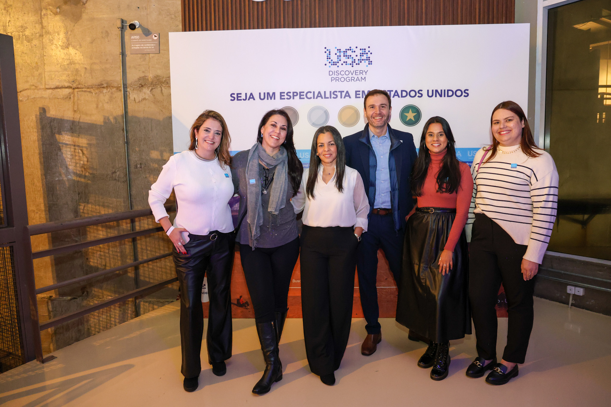 Ana Elisa Facchinato, Lizandra Pajak, Lisa Tejeda, gerente sênior de desenvolvimento Global de Trade do Brand USA para América Latina, Dênis Ribeiro, Ingrid Santos e Fabiana Andrade, do Brand USA Ana Elisa Facchinato, Lizandra Pajak, Lisa Tejeda, gerente sênior de desenvolvimento Global de Trade do Brand USA para América Latina, Dênis Ribeiro, Ingrid Santos e Fabiana Andrade, do Brand USA