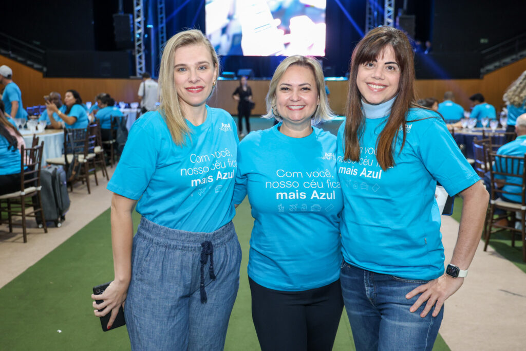Ana Trefft, Atelie de Viagens, e Mariana Rocha, da Azul Viagens e Alice Salla, da Alice Salla Travel Design