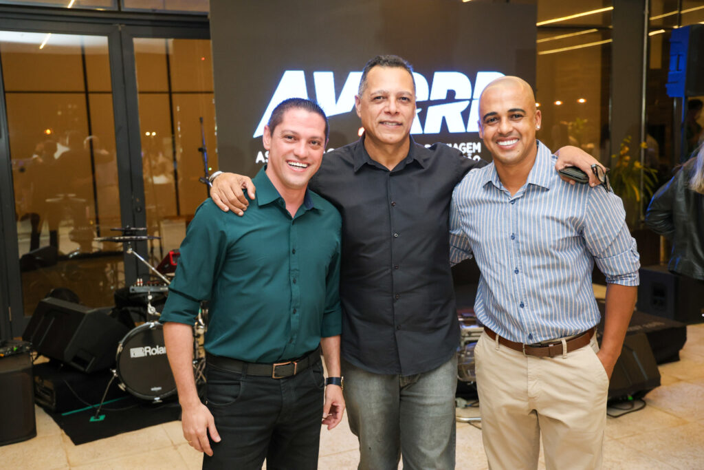 Anderson Bittencourt, da GTA, Edir Lopes, da Afim de Viajar, e Rafael Bim, da Avirrp