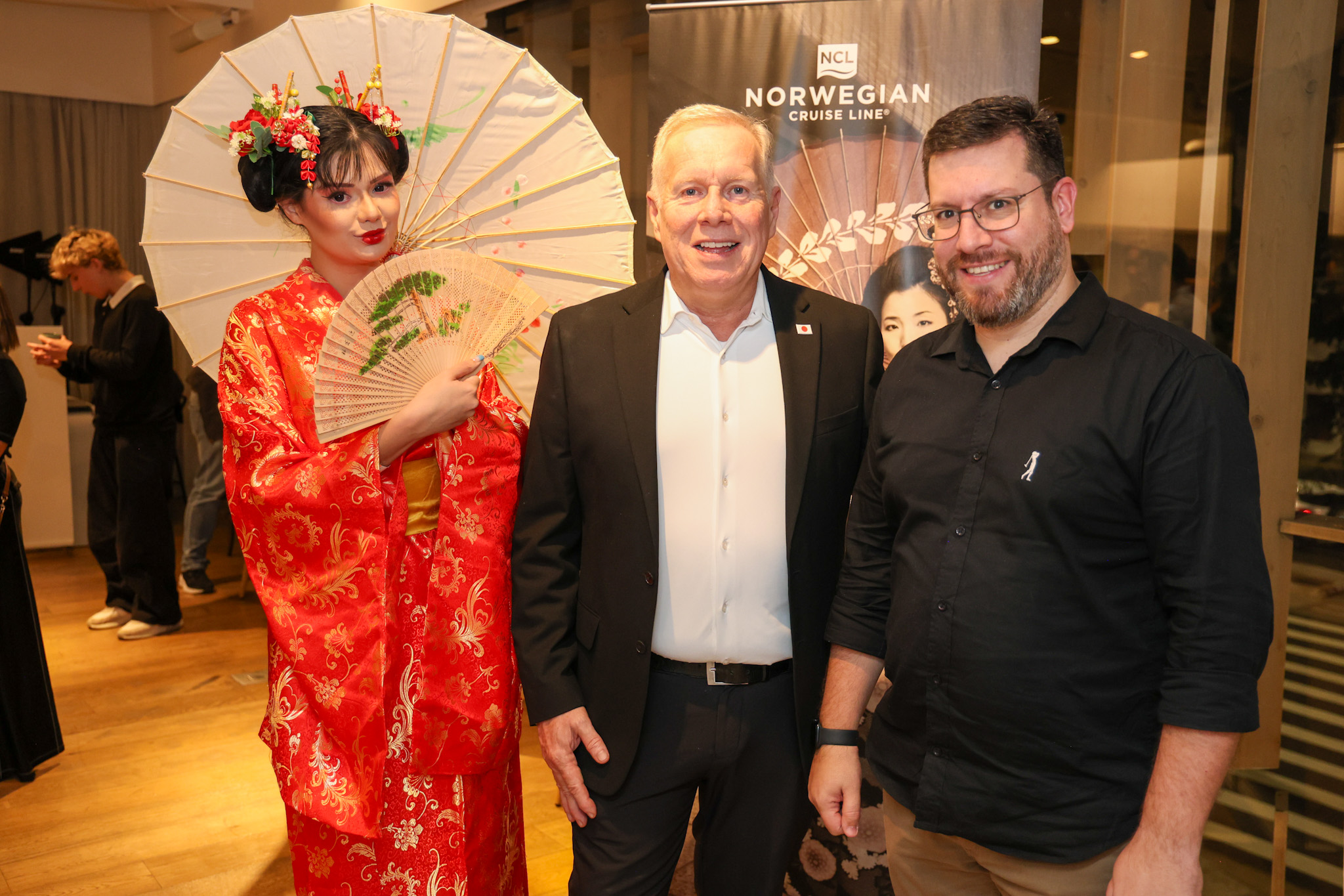 André Mercanti da NCL e Renato Alves da ViagensPromo