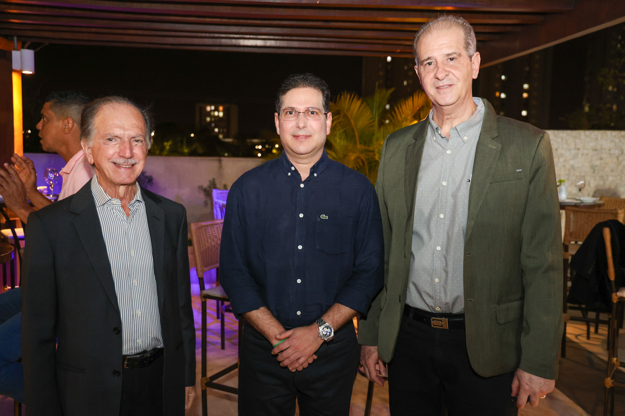 Antônio Sérgio Ignácio, presidente da Avirrp, Marcos Franco, secretário de Turismo do Estado de Sergipe e Normando Pierini, da Avirrp