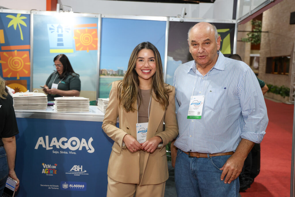Bárbara Braga e Paulo Kugelmas, da Setur-AL