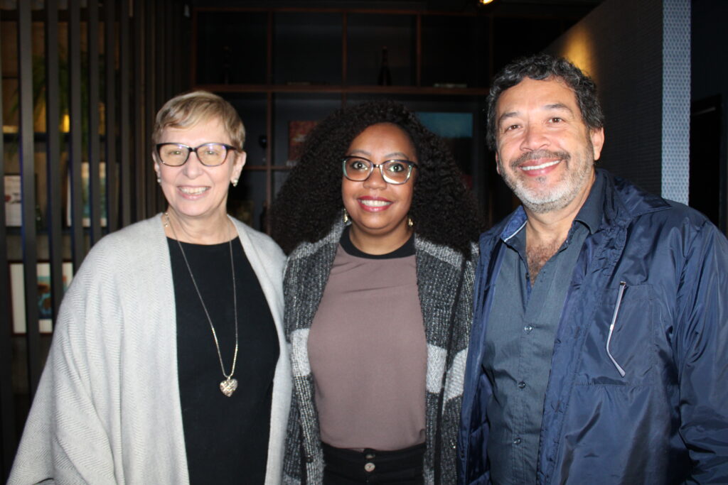 Barbara Picolo, da ETS, Vilmara Souza, da Agaxtur e Jorge Souza, da Orinter